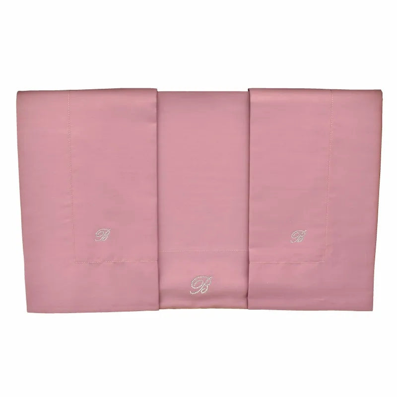 SOLID COLOR COTTON SATIN SHEET SET - LORY BLUMARINE