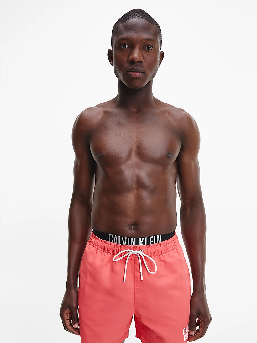 CALVIN KLEIN Short Swim Shorts With Double Waistband