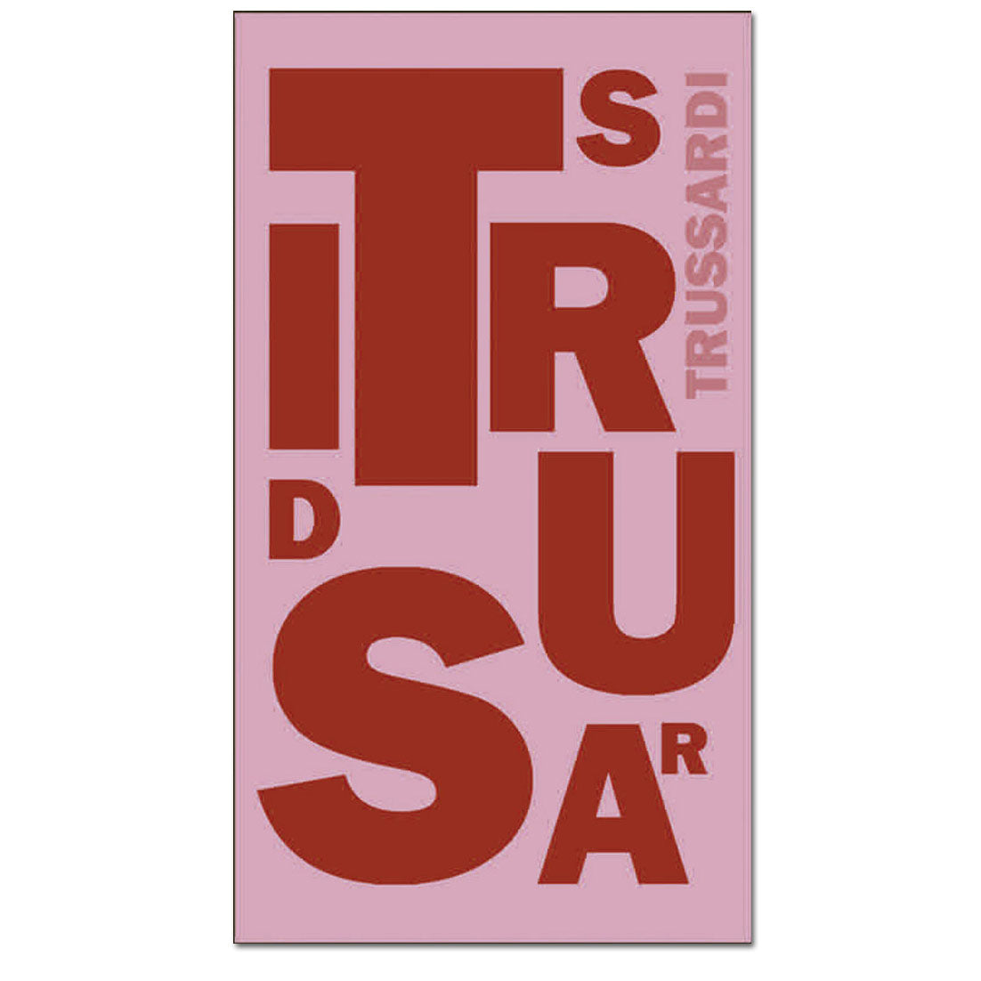 TRUSSARDI LETTERING BEACH TOWEL