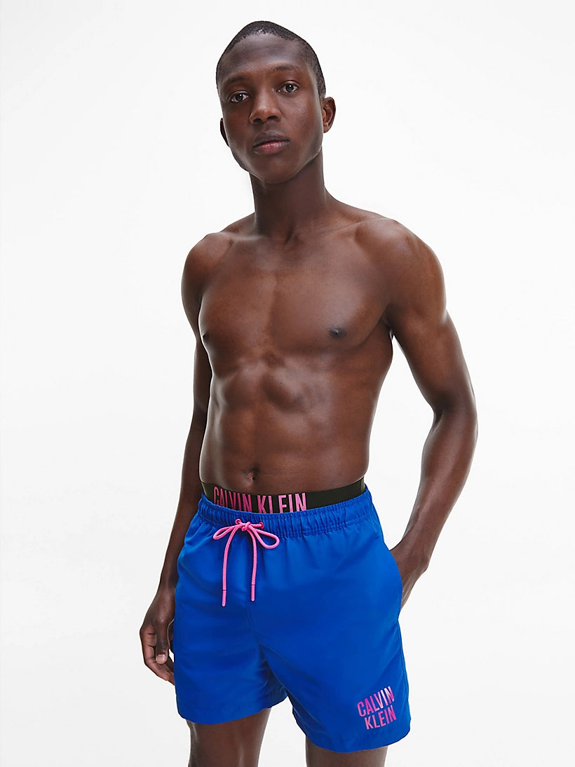 Short Swim Shorts With Double Waistband Intense Power