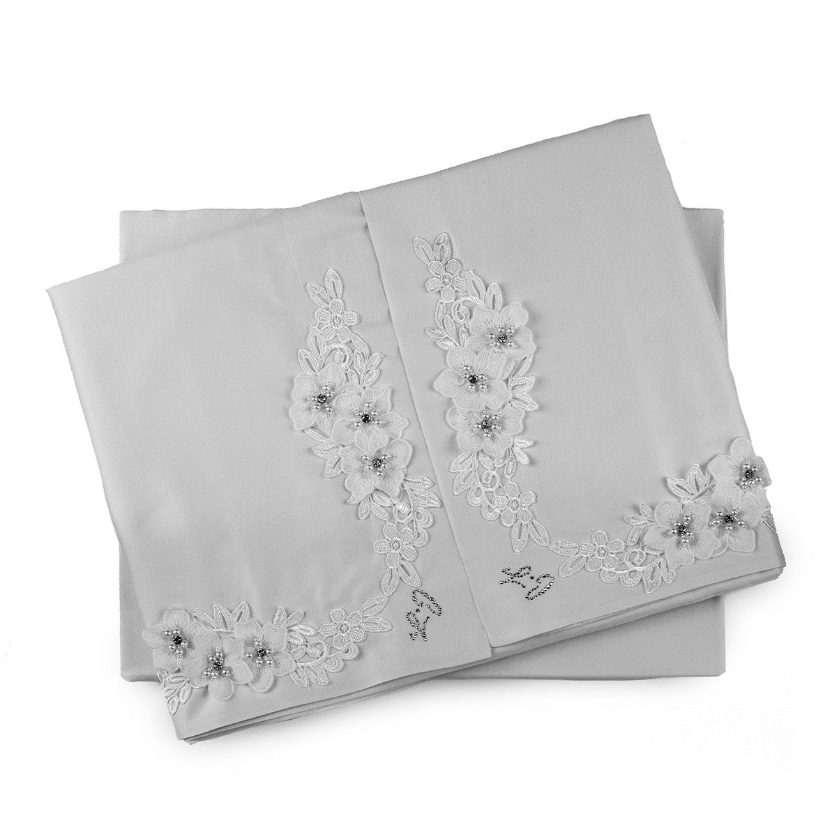 Liu Jo Double Sheet Set in Cotton Satin in Love