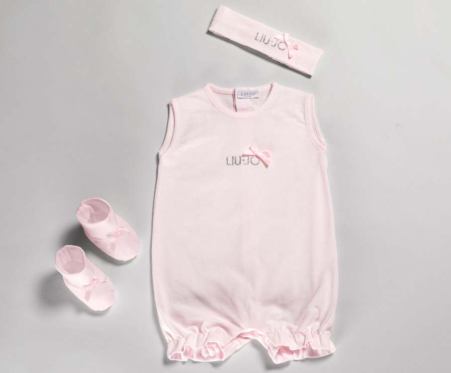 Liu Jo Baby chenille onesie Bow Series