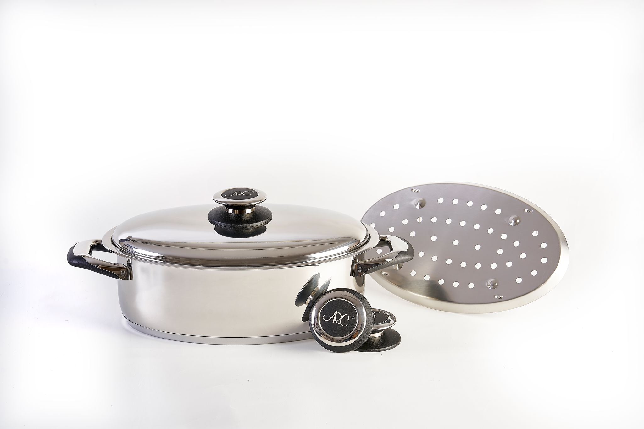 OVAL CASSEROLE + LID + GRILL COMPLEMENT BATTERY POTS