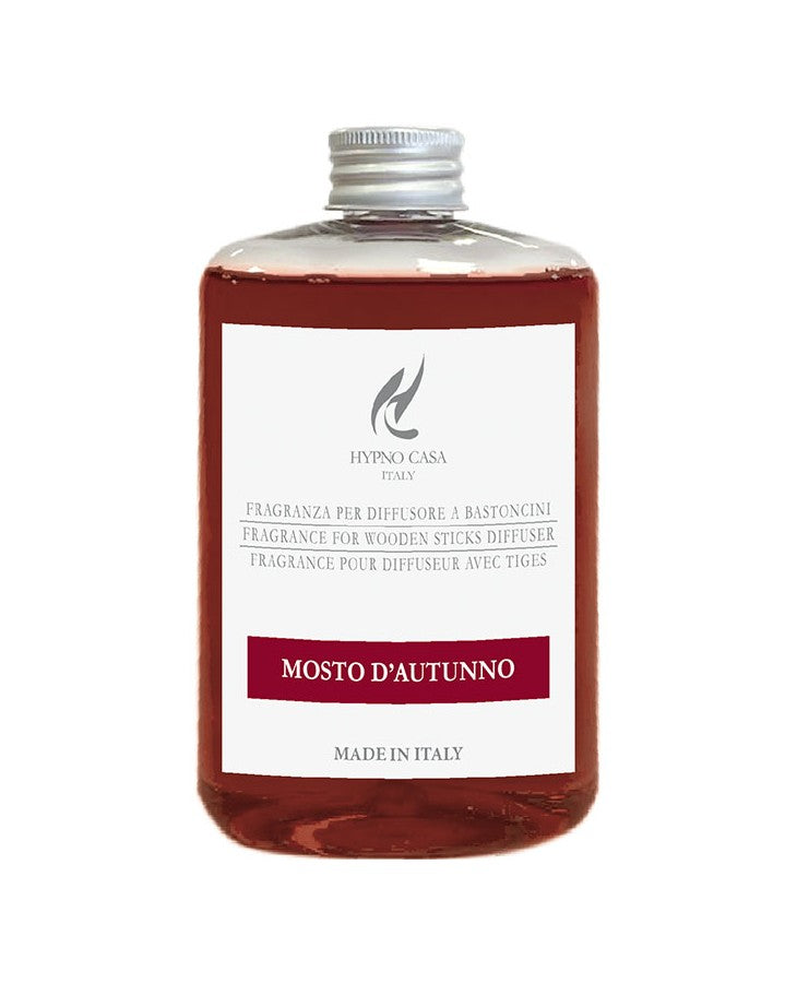 Hypno - Ricarica Per Diffusori A Bastoncino Linea Chic, 200Ml Mosto D'Autunno